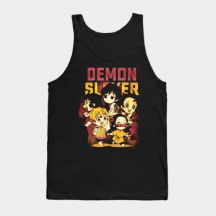 Demon Slayer Chibi Cute Bootleg Tank Top